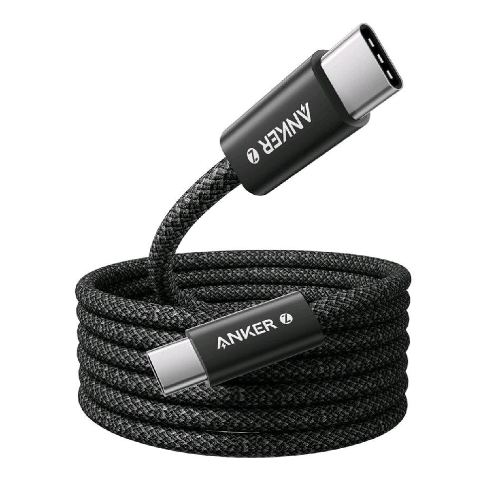 Anker Câble USB-C à USB-C 240W/150 cm Noir Charge et Transfert de Données Rapide et Fiable pour Téléphones et Tablets